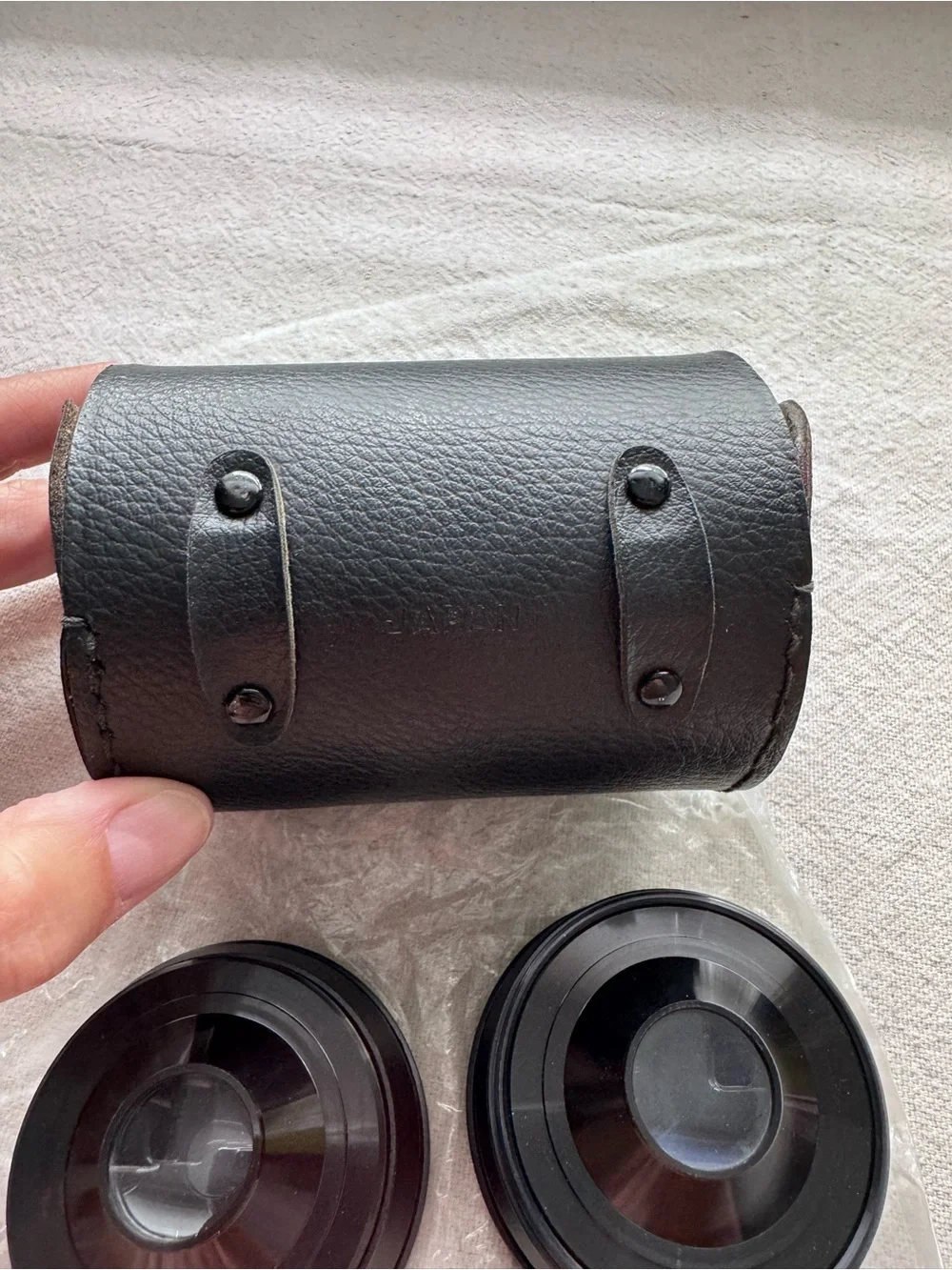 Vintage Vivitar Wide-Angle and Telephoto Auxiliary Lens Set with Case